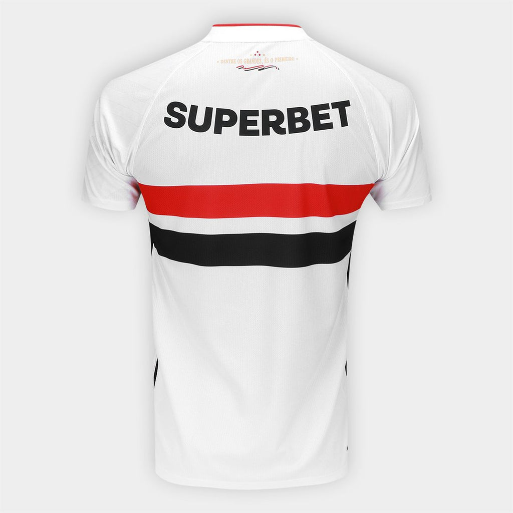 Camisa São Paulo FC I 26/27 Jogador New Balance Masculina Branca