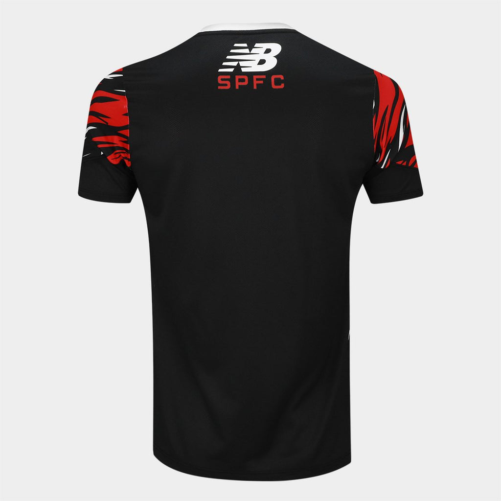 Camisa São Paulo 26/27 s/n Pré-Jogo New Balance Masculina - Vermelho+Branco
