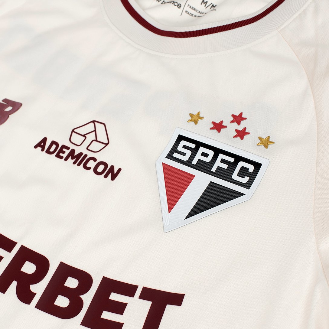 Camisa São Paulo Comemorativa 26/27 Jogador New Balance Masculina Off-White 39V-264I-701